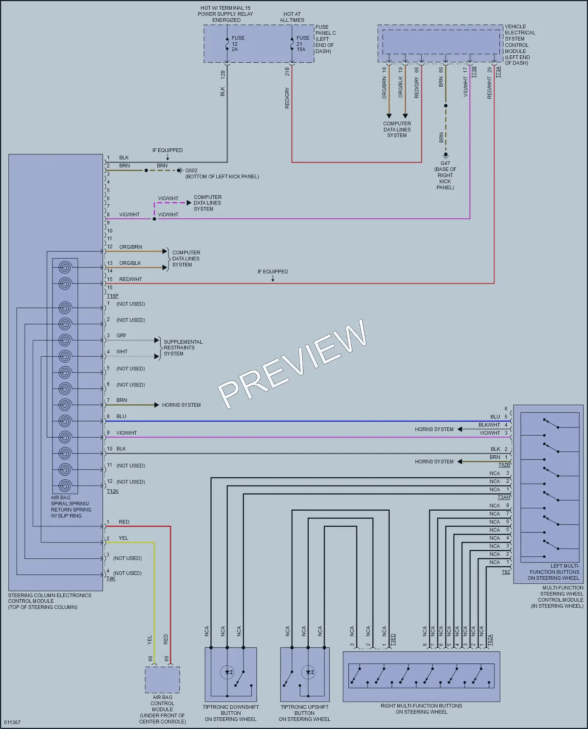 2018 Volkswagen Beetle Body Control Modules wiring diagram preview