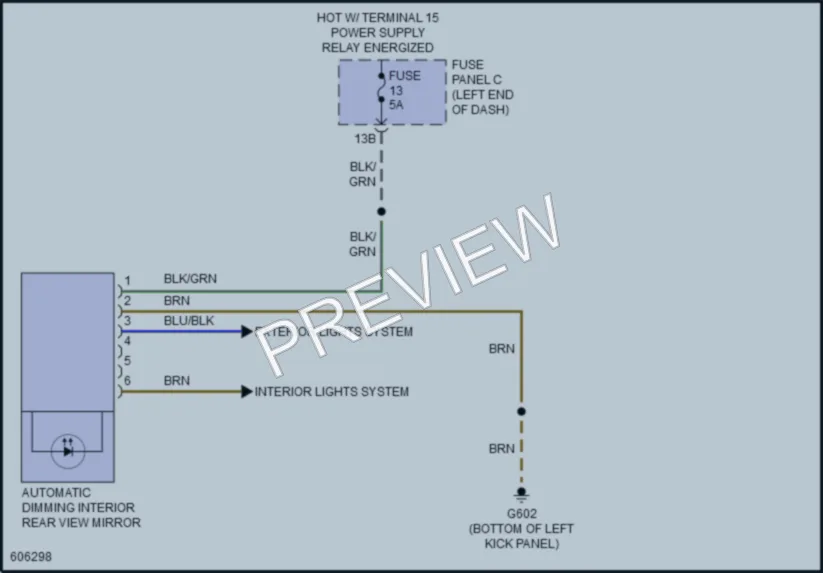2018 Volkswagen Beetle Power Mirrors wiring diagram preview