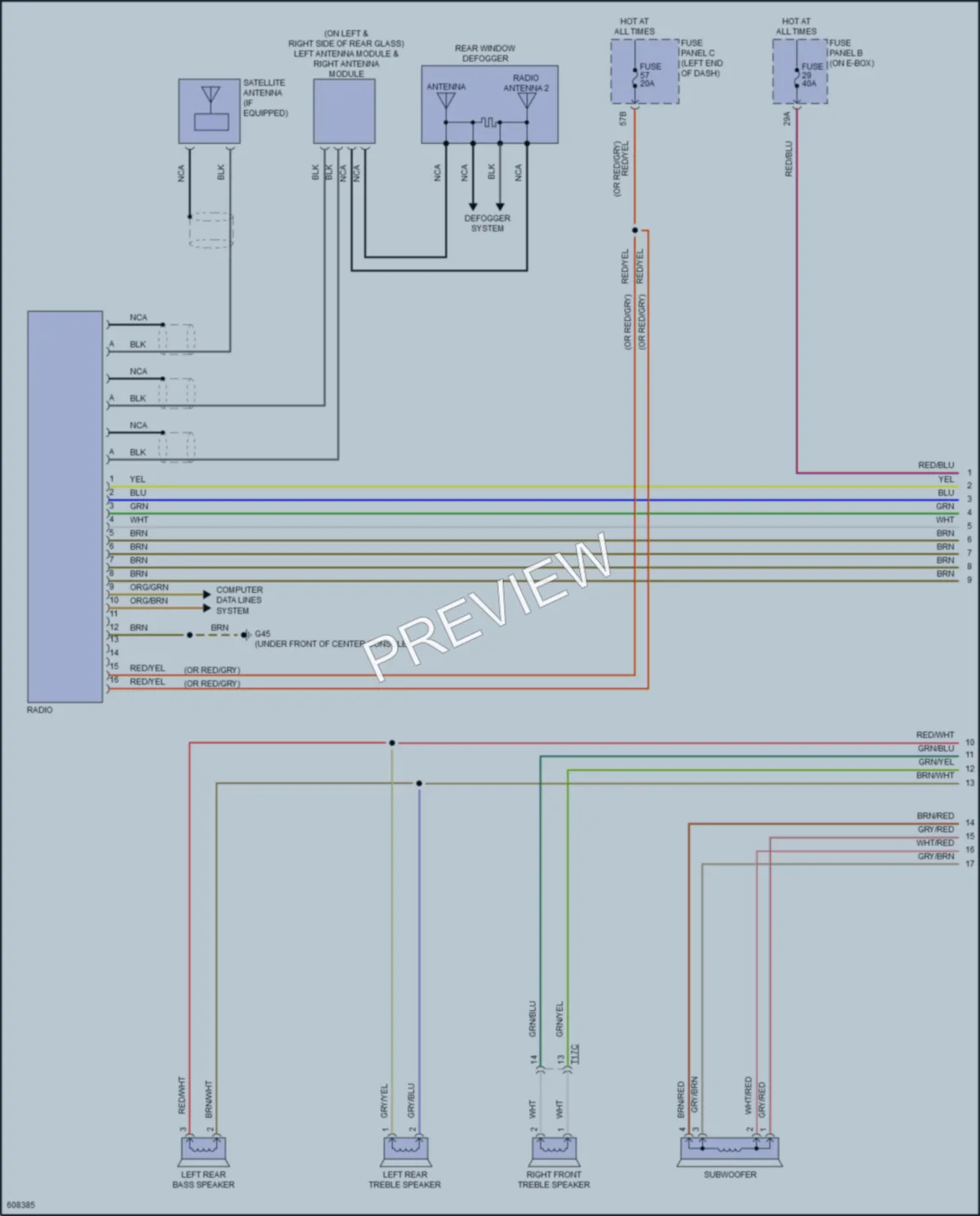 2018 Volkswagen Beetle Radio wiring diagram preview