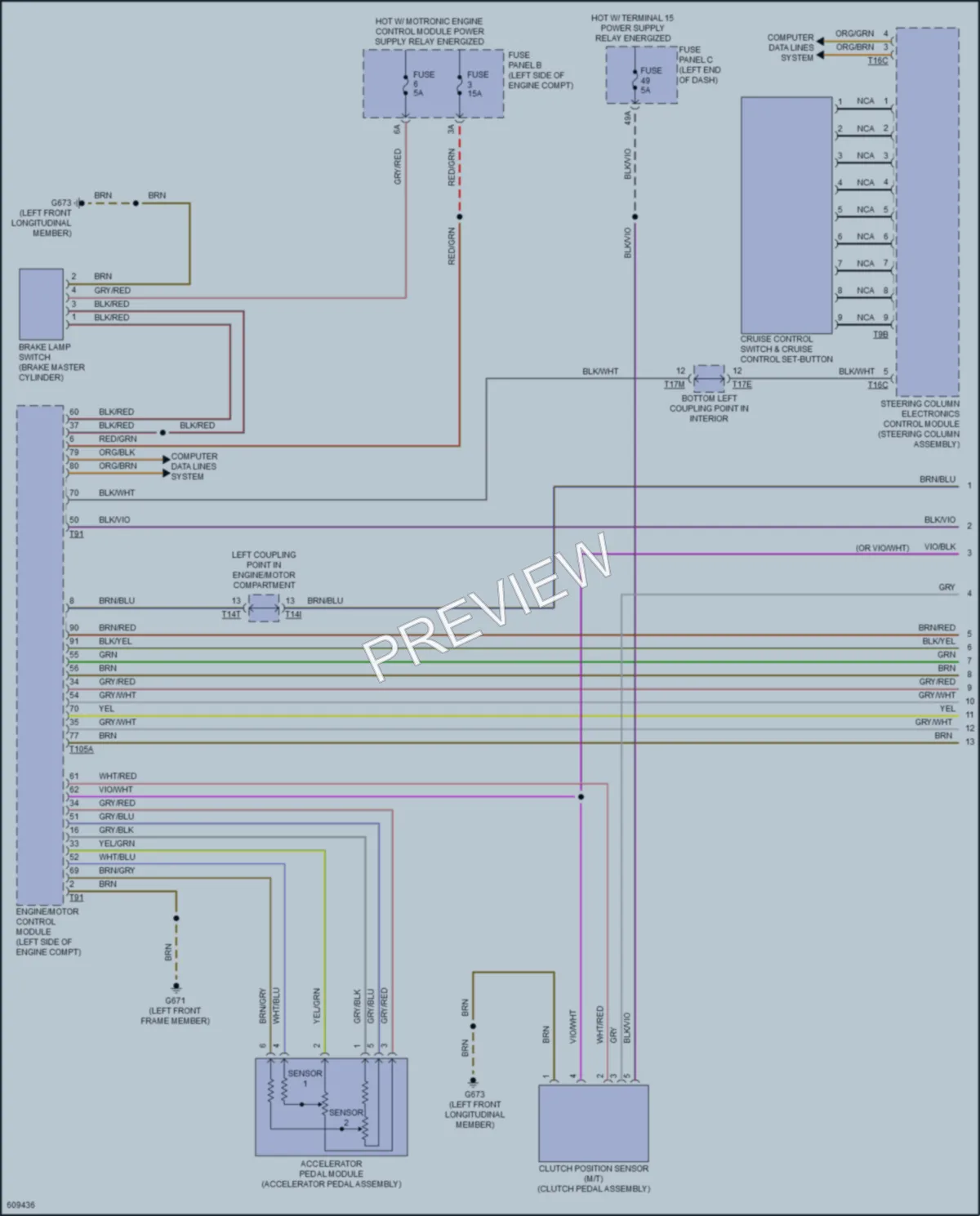 2018 Volkswagen GolfAlltrack Cruise Control wiring diagram preview
