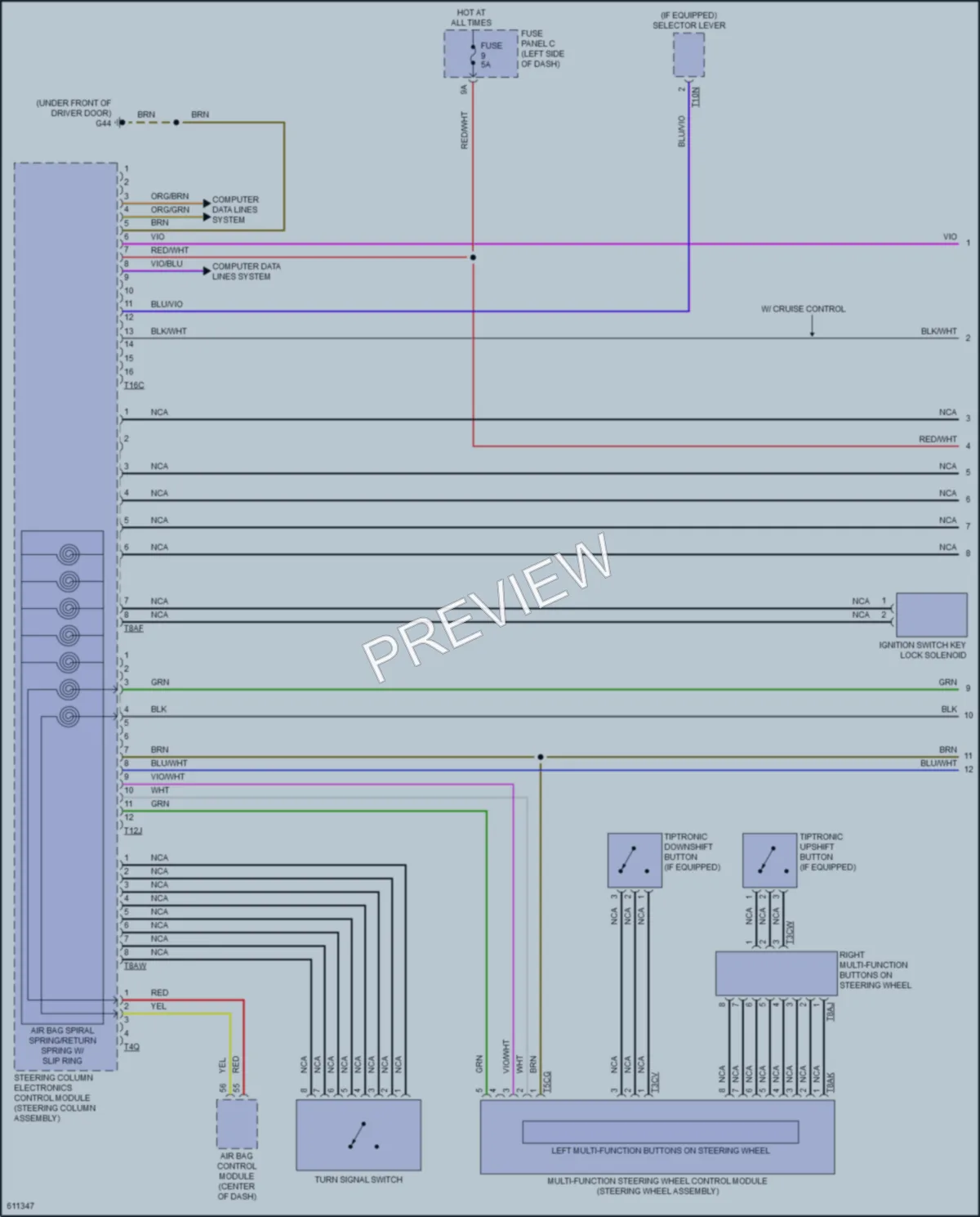 2018 Volkswagen GolfGTI Body Control Modules wiring diagram preview