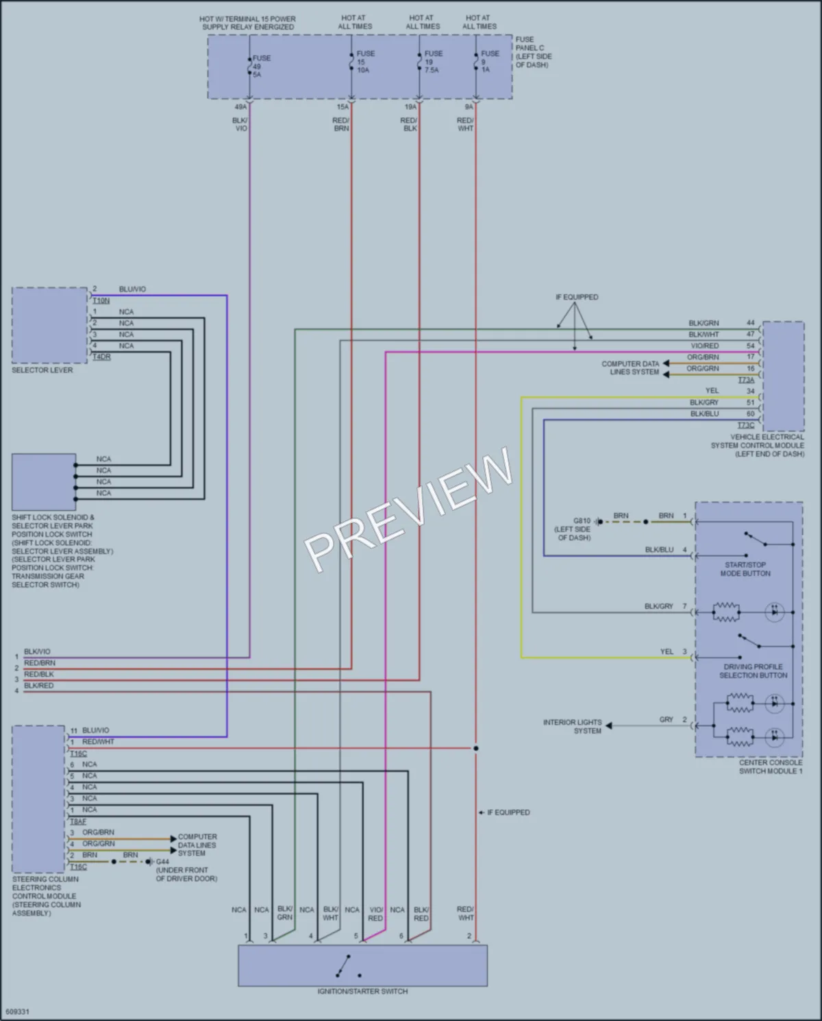 2018 Volkswagen GolfGTI Starting Charging wiring diagram preview