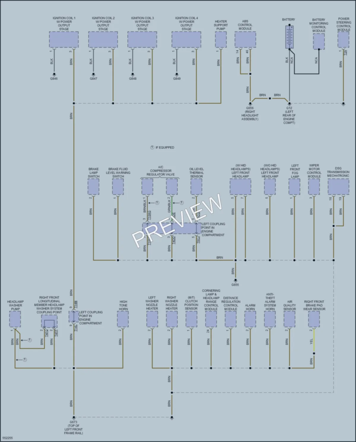 2018 Volkswagen GolfR Ground Distribution wiring diagram preview