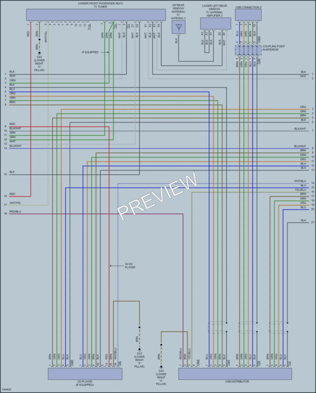2018 Volkswagen GolfR Radio wiring diagram preview
