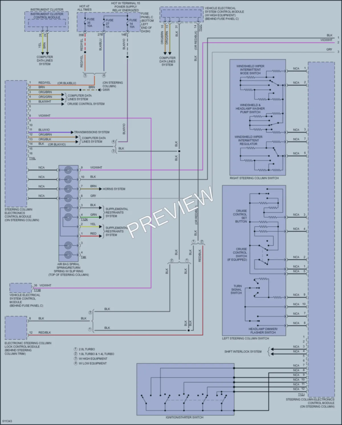 2018 Volkswagen Jetta Body Control Modules wiring diagram preview