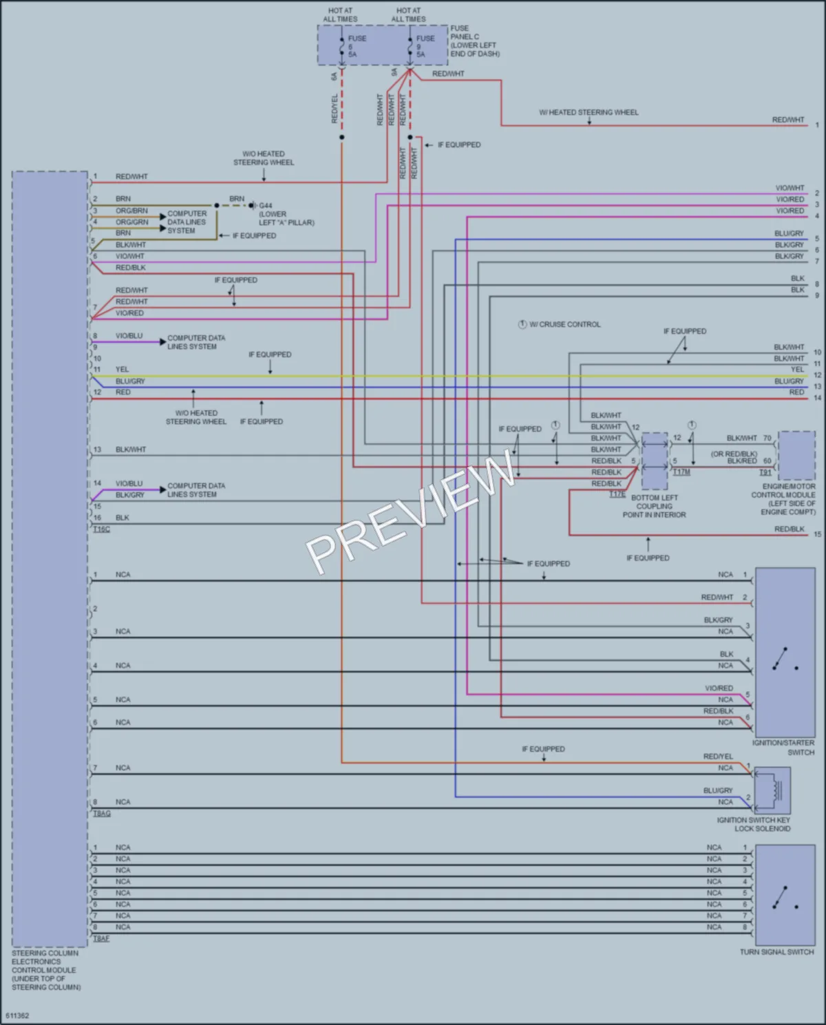 2018 Volkswagen Tiguan Body Control Modules wiring diagram preview