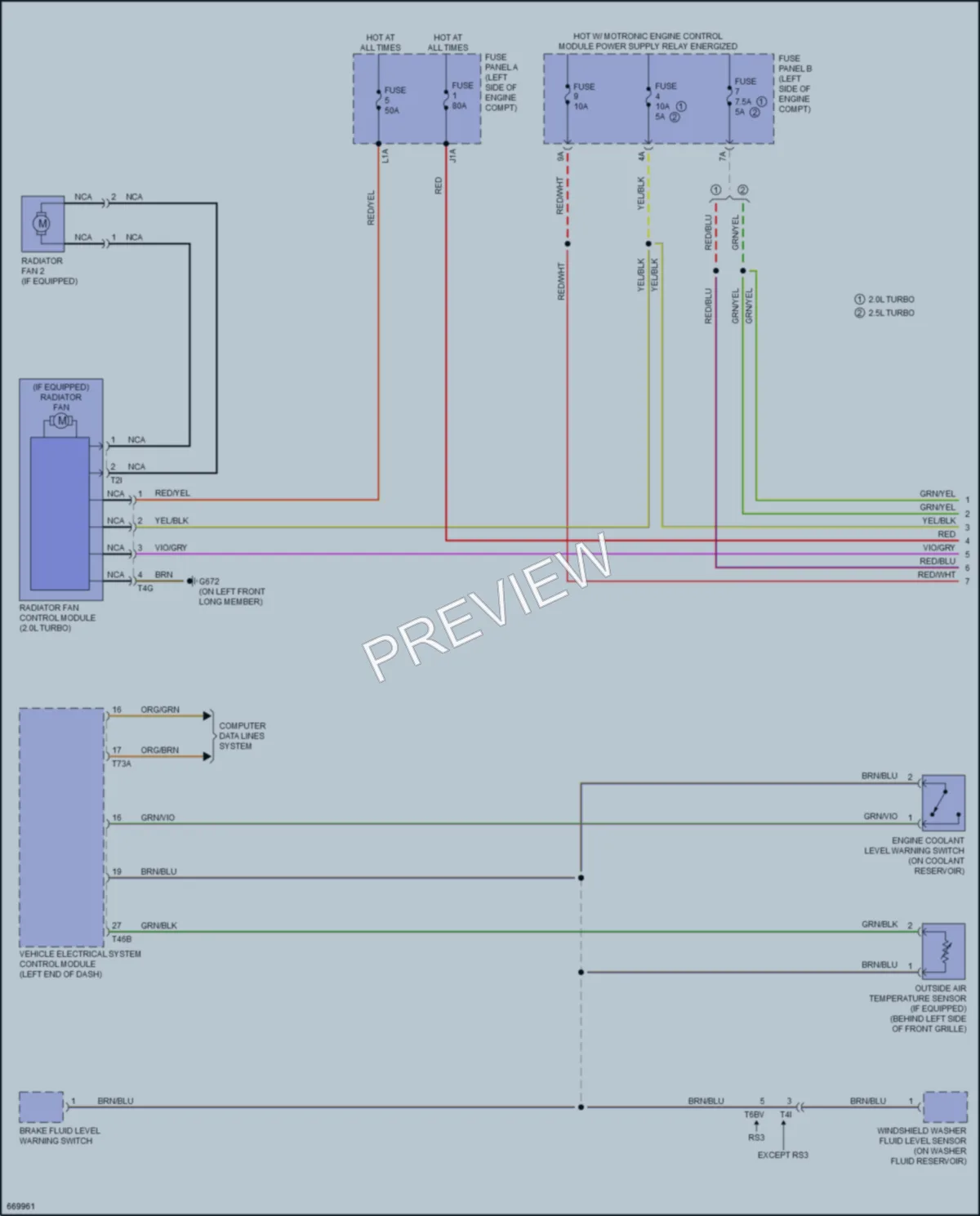 2019 Audi A3 Cooling Fan wiring diagram preview
