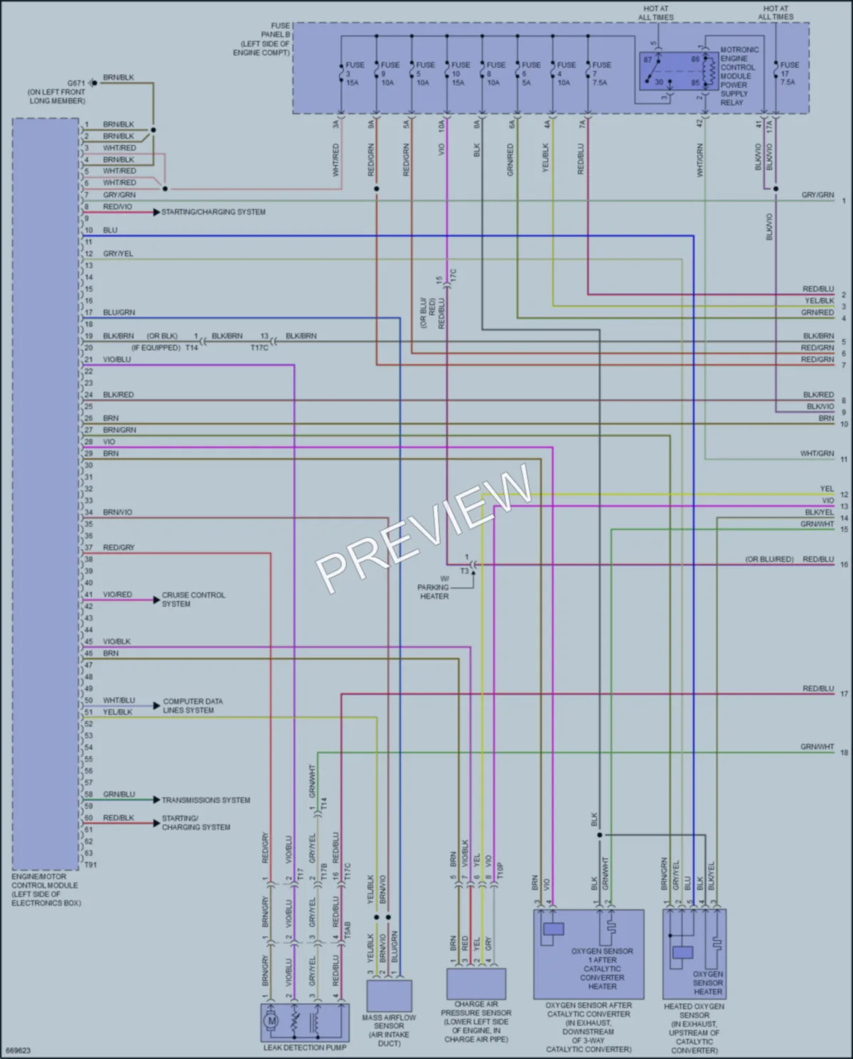 2019 Audi A3 Engine Performance wiring diagram preview