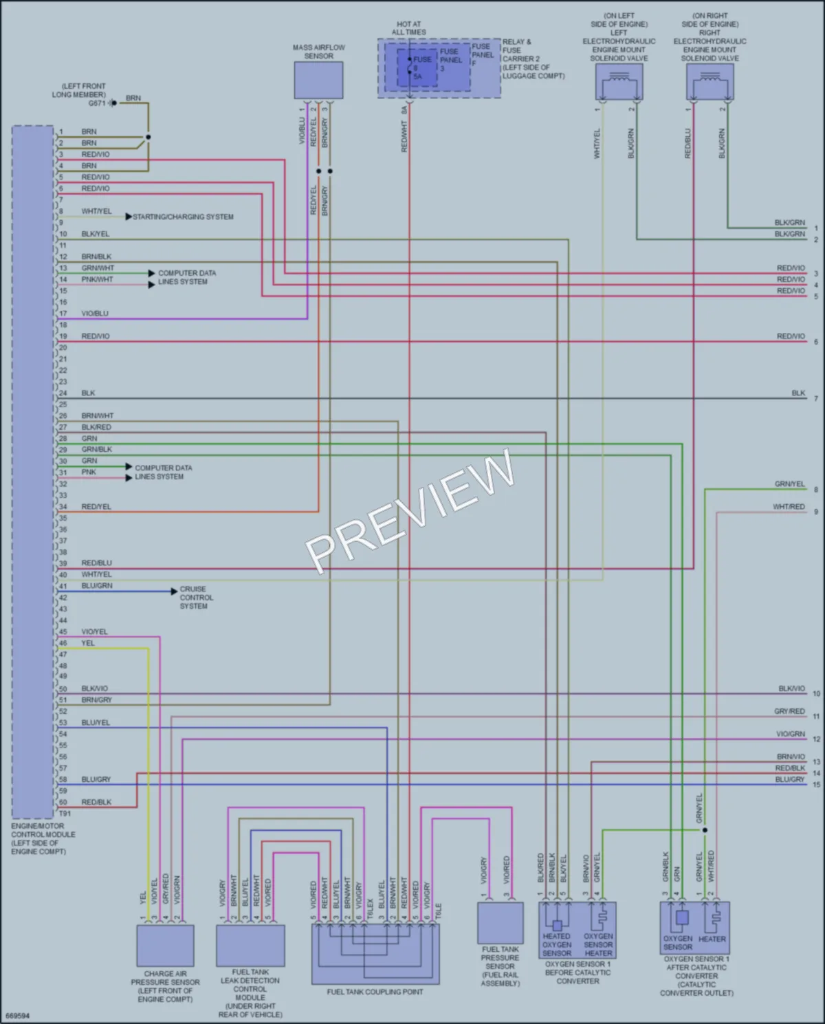 2019 Audi A4 Engine Performance wiring diagram preview