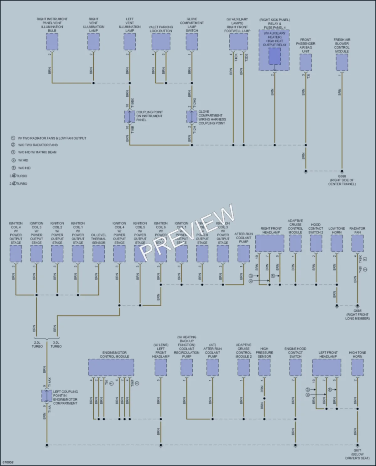 2019 Audi A4 Ground Distribution wiring diagram preview