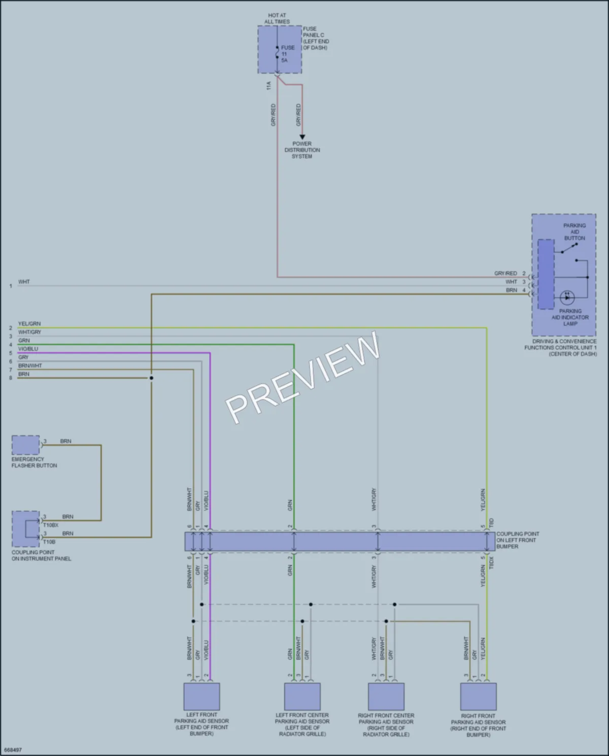 2019 Audi A4 Navigation wiring diagram preview