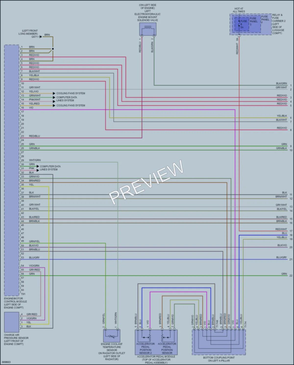 2019 Audi A4allroad Engine Performance wiring diagram preview
