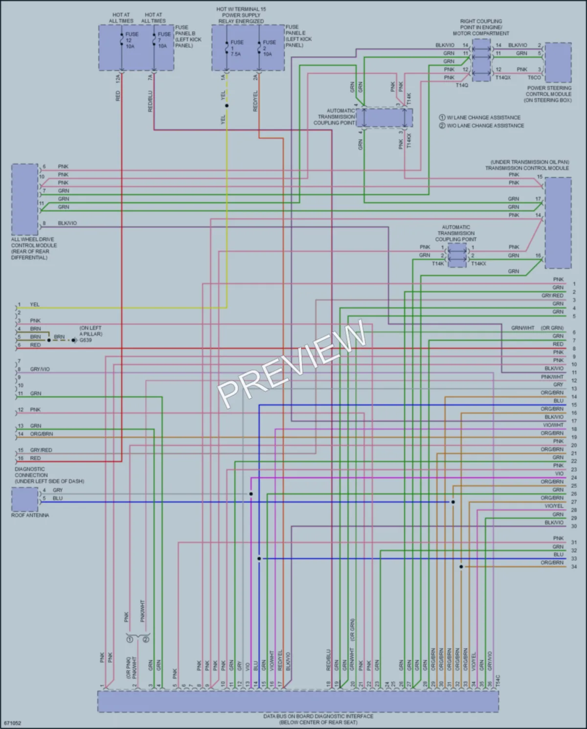 2019 Audi A6 Computer Data Lines wiring diagram preview