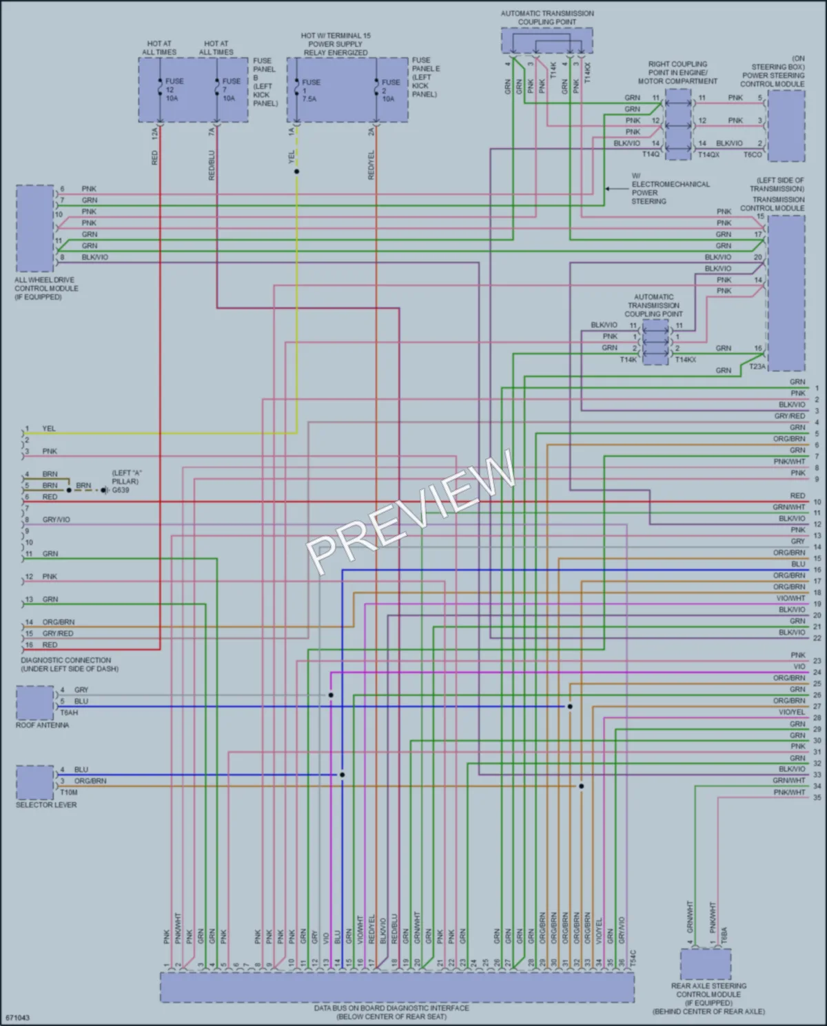 2019 Audi A7 Computer Data Lines wiring diagram preview
