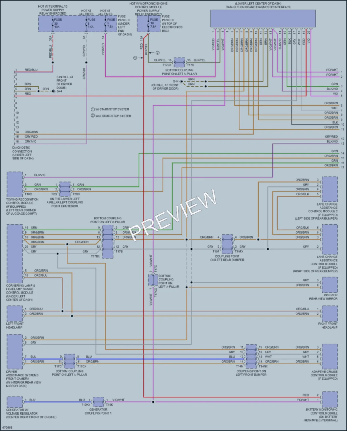 2019 Audi Q3 Computer Data Lines wiring diagram preview