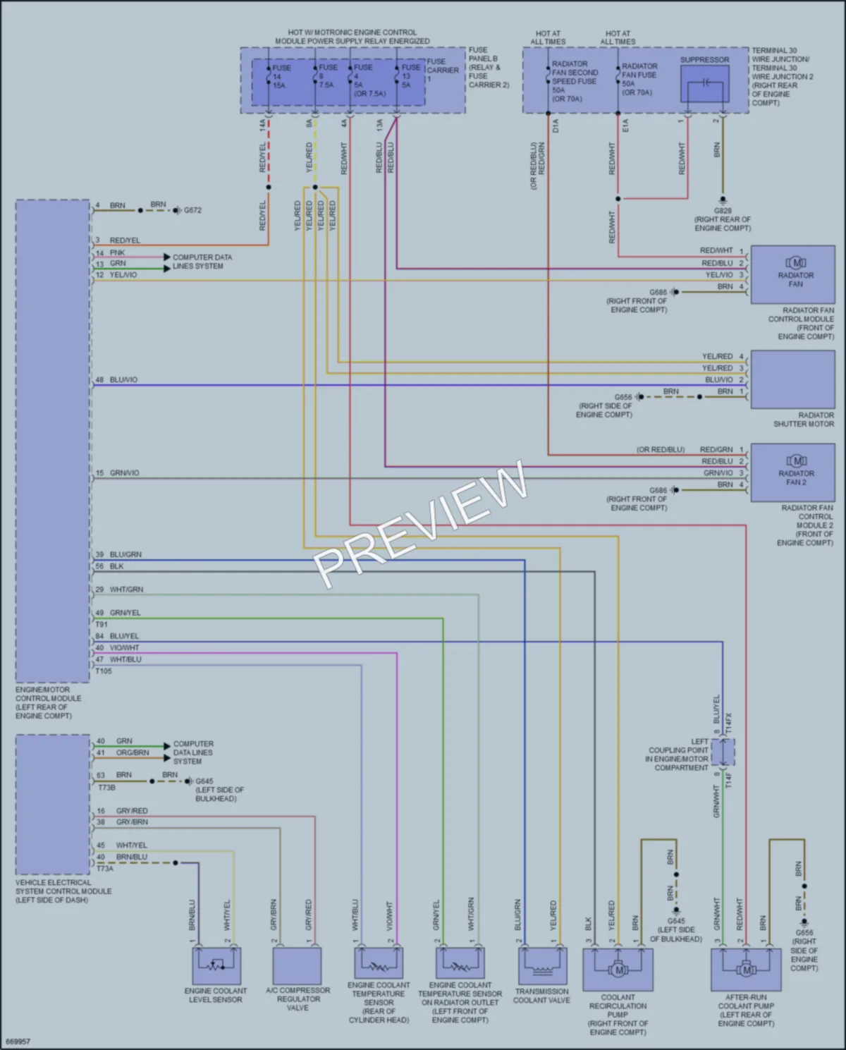 2019 Audi Q7 Cooling Fan wiring diagram preview