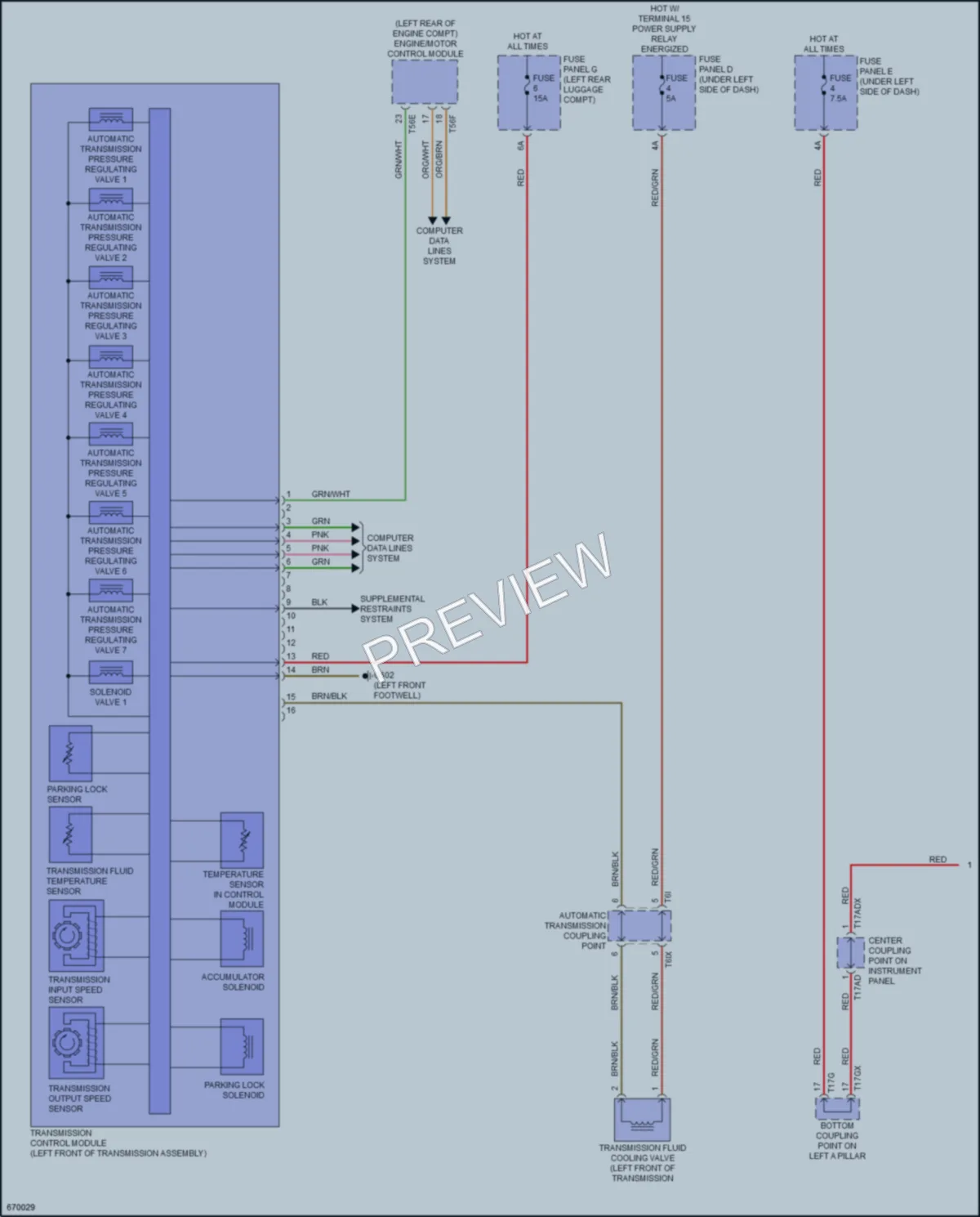 2019 Audi Q8 Transmission wiring diagram preview