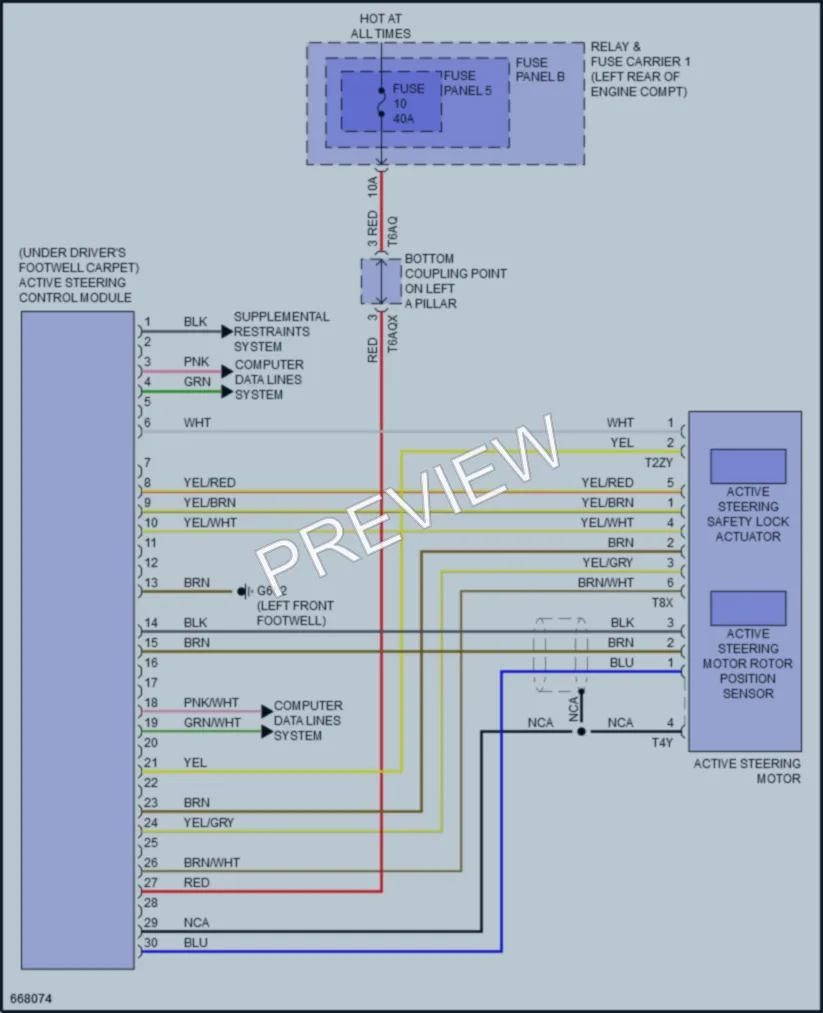 2019 Audi S4 Electronic Power Steering wiring diagram preview