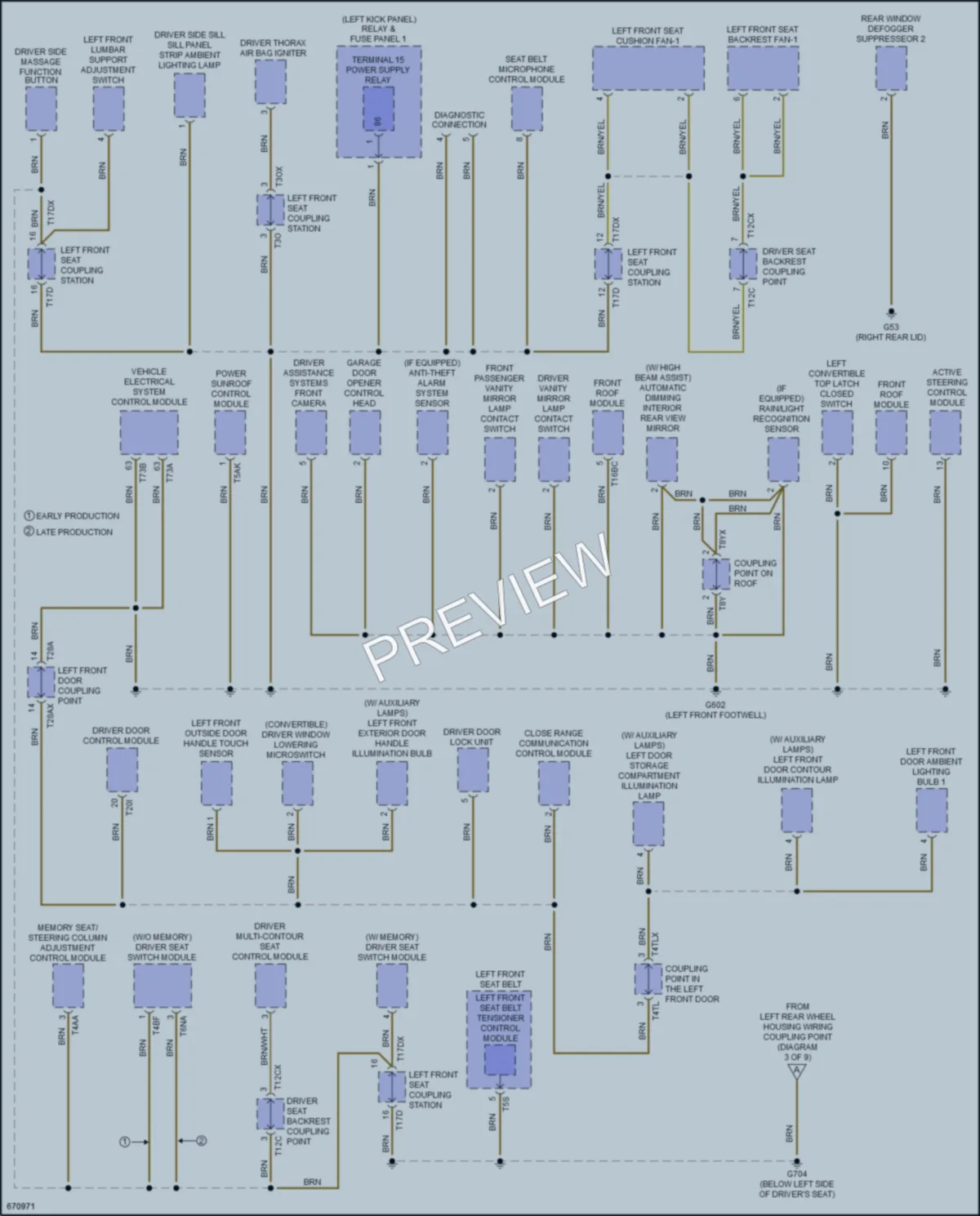 2019 Audi S5 Ground Distribution wiring diagram preview