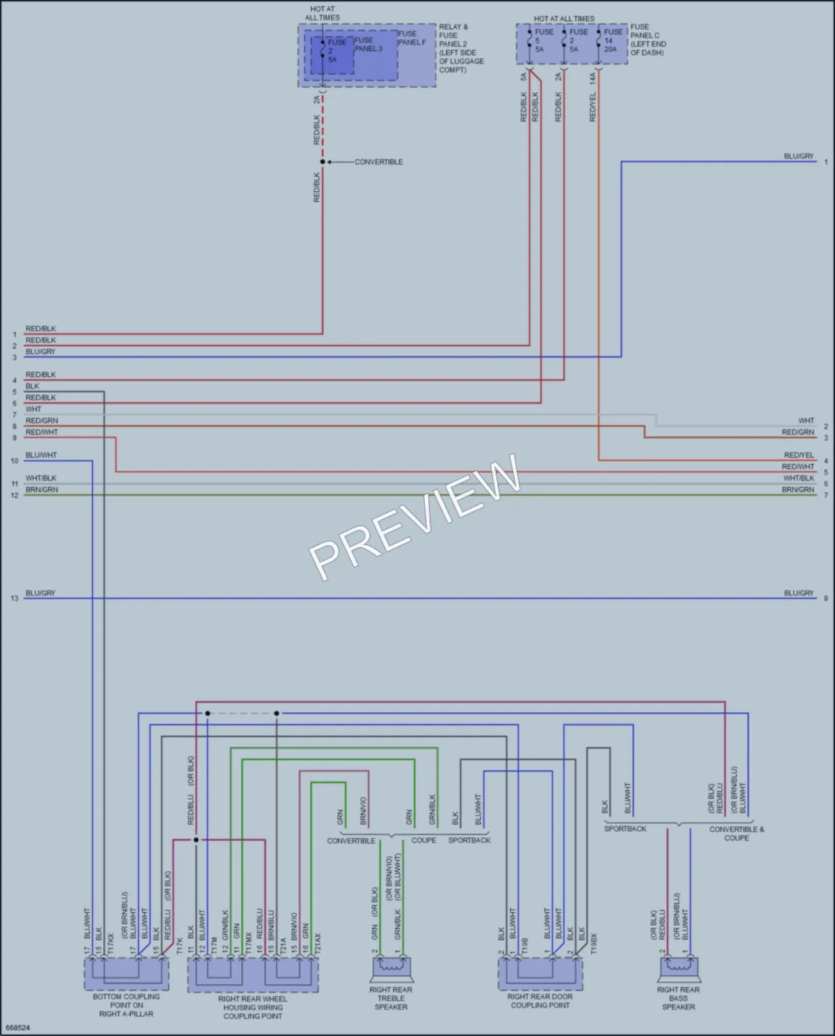 2019 Audi S5 Navigation wiring diagram preview
