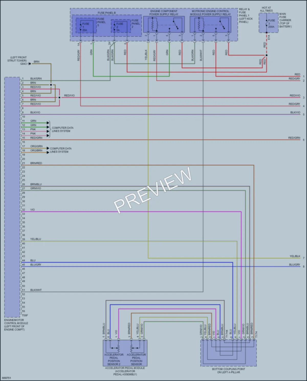 2019 Audi SQ5 Engine Performance wiring diagram preview