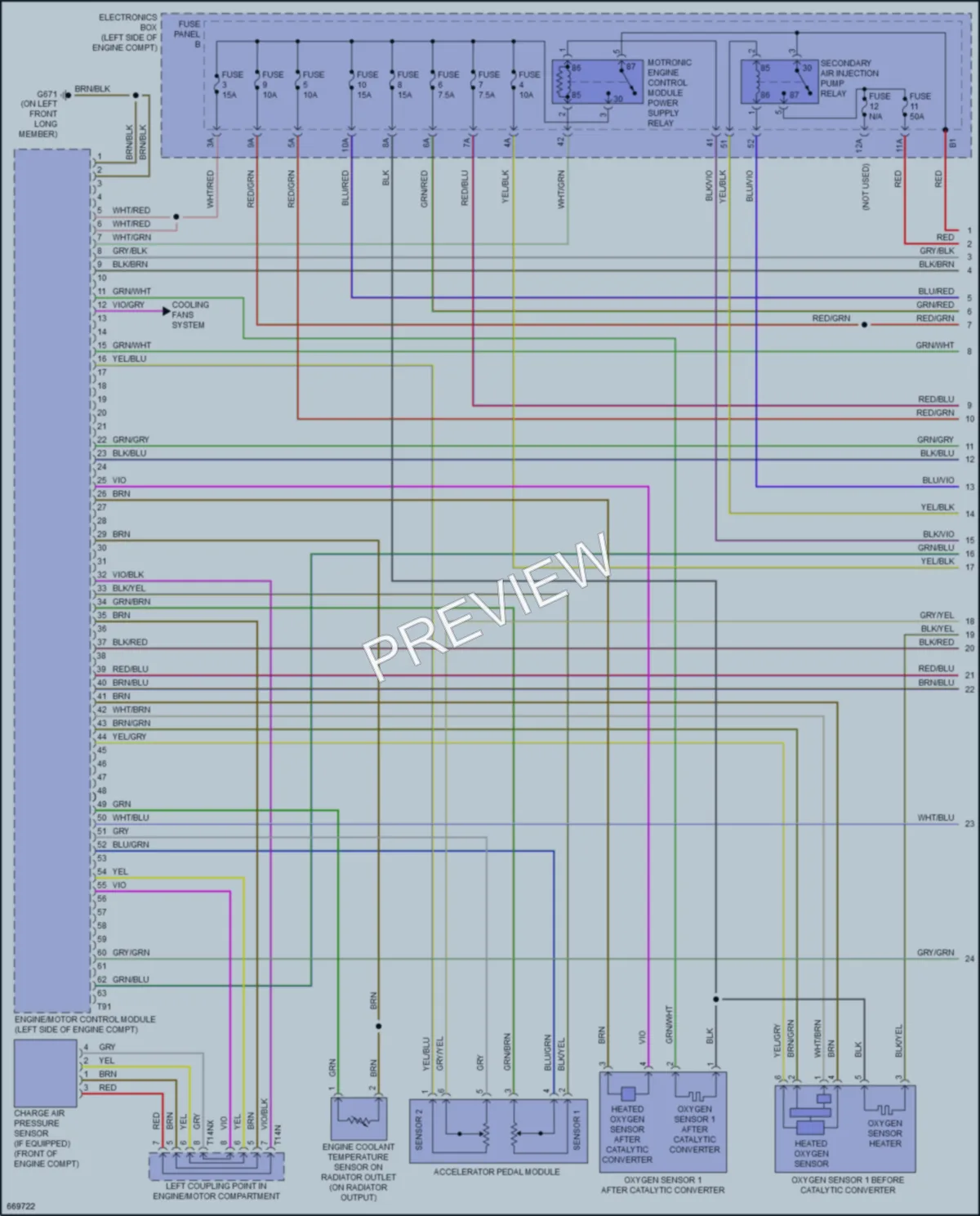 2019 Audi TT Engine Performance wiring diagram preview
