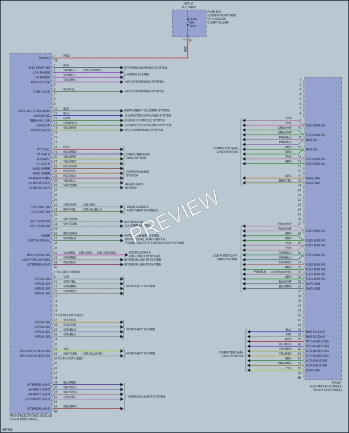 2019 BMW 230i Body Control Modules wiring diagram preview