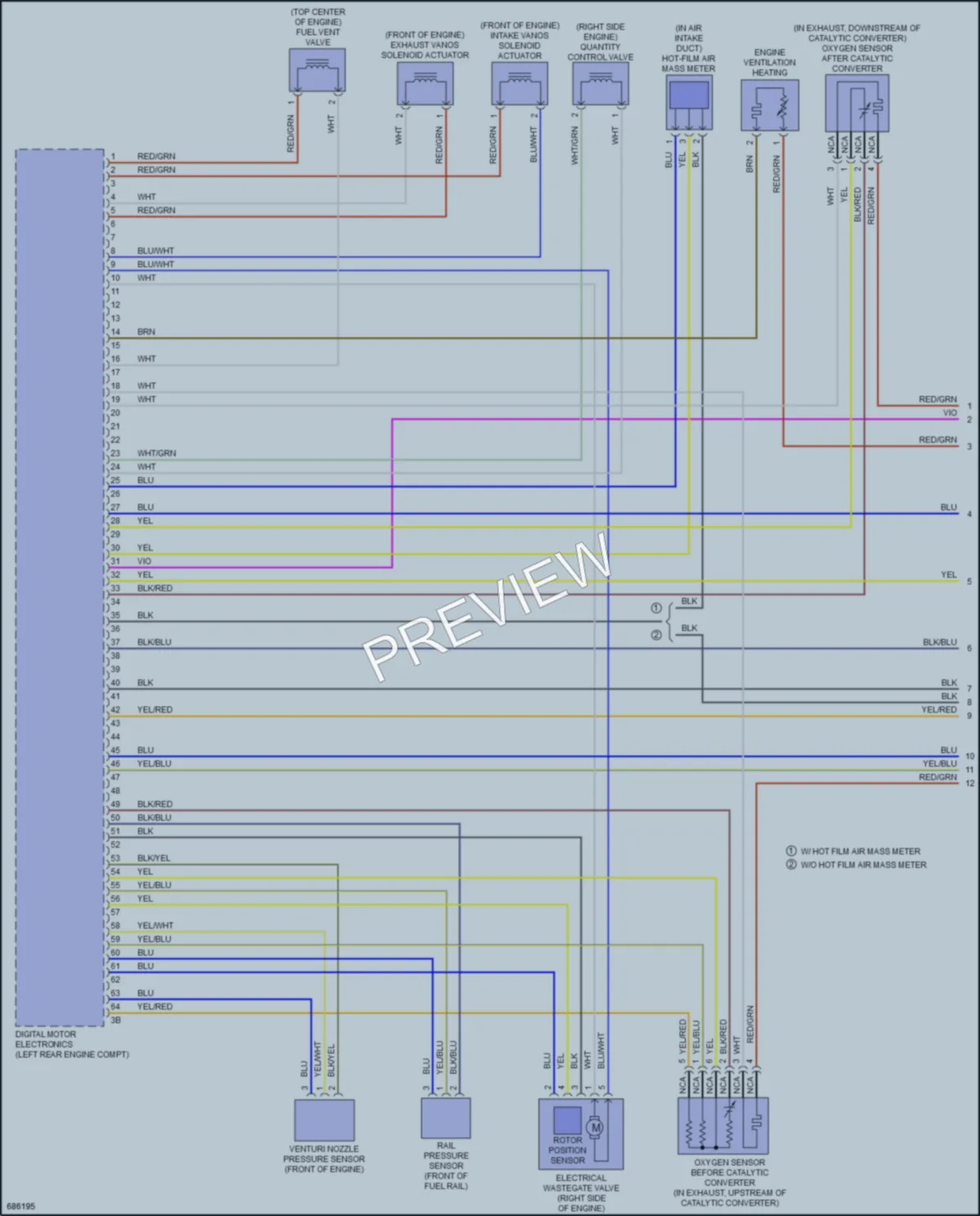 2019 BMW 330i Engine Performance wiring diagram preview