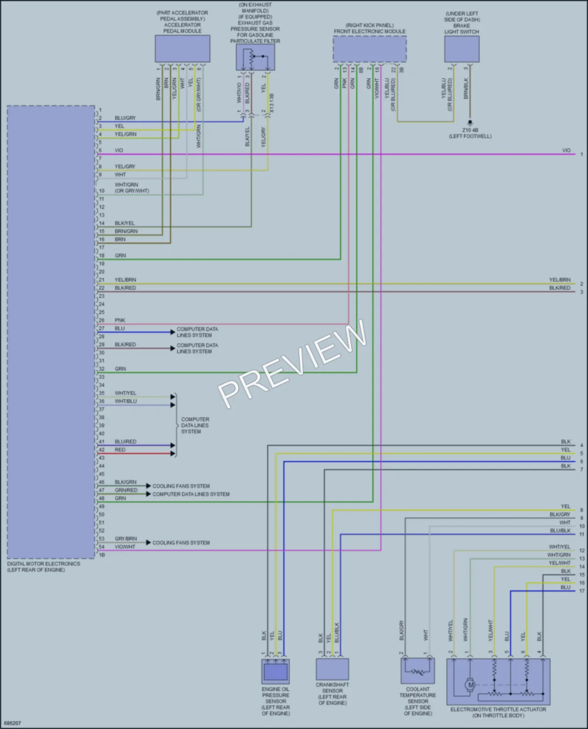 2019 BMW 340iGranTurismo Engine Performance wiring diagram preview