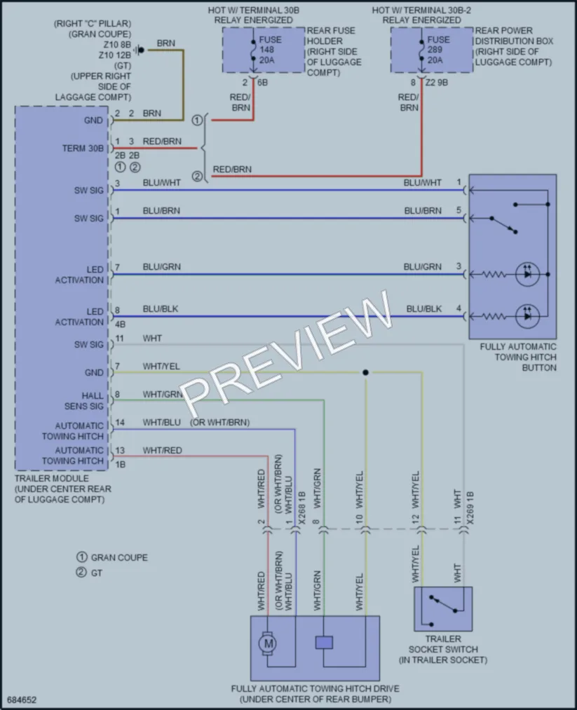 2019 BMW 640iGranCoupe Active Bodyworks wiring diagram preview
