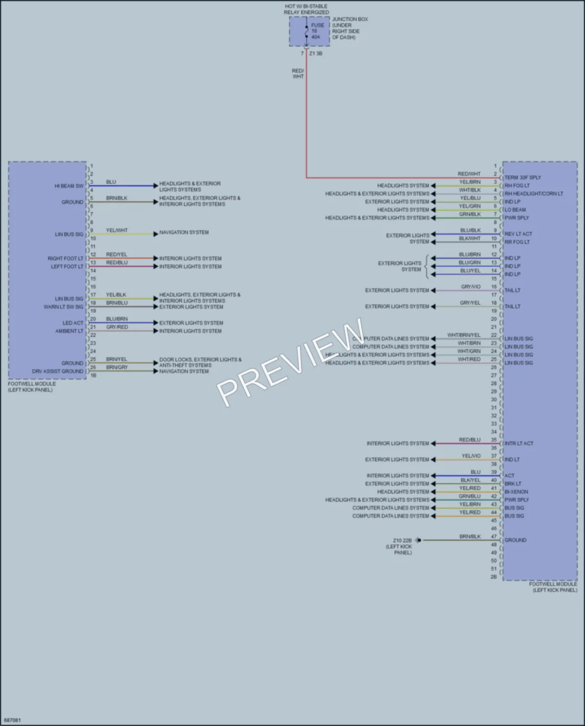 2019 BMW 640iGranCoupe Body Control Modules wiring diagram preview