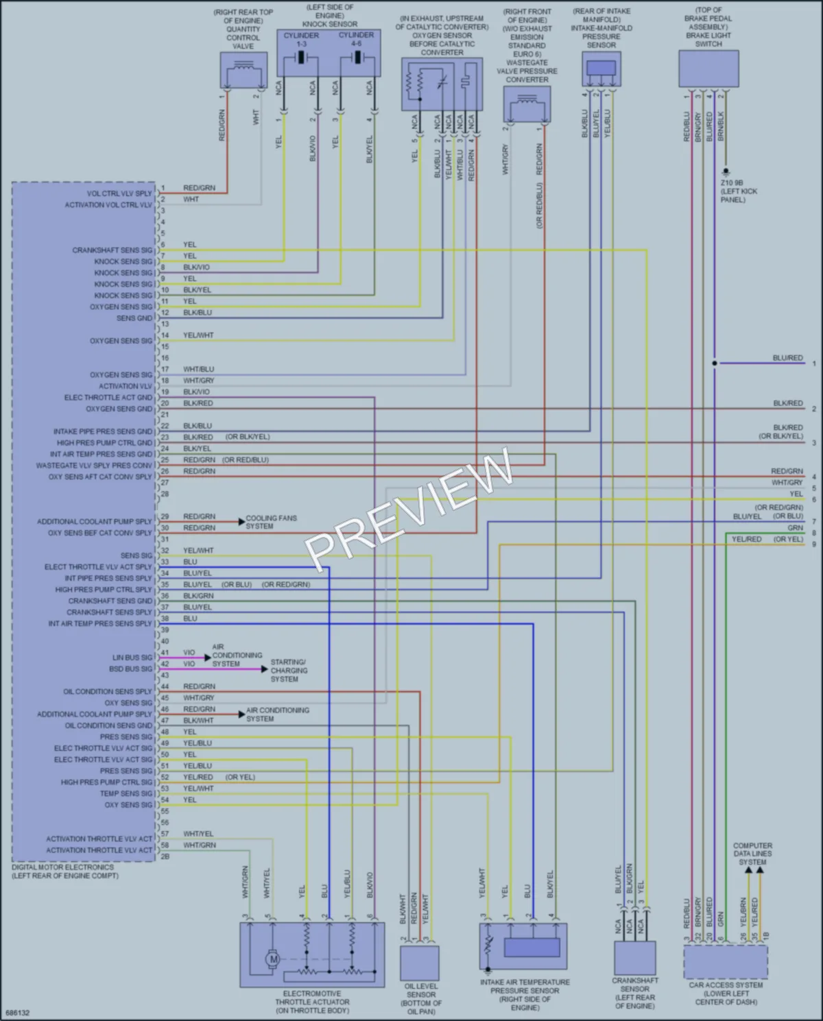2019 BMW 640iGranCoupe Engine Performance wiring diagram preview