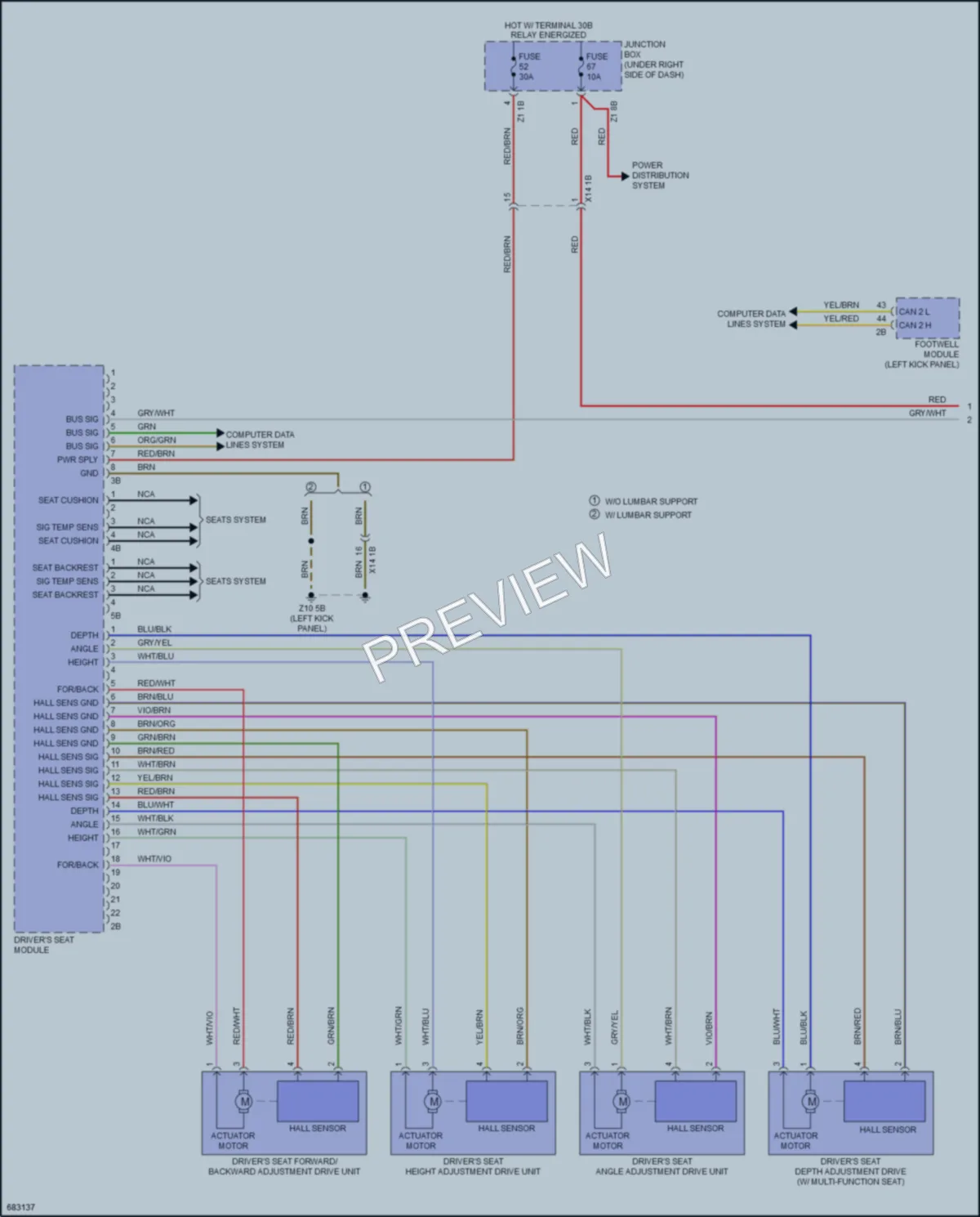 2019 BMW 640iGranCoupe Memory Systems wiring diagram preview