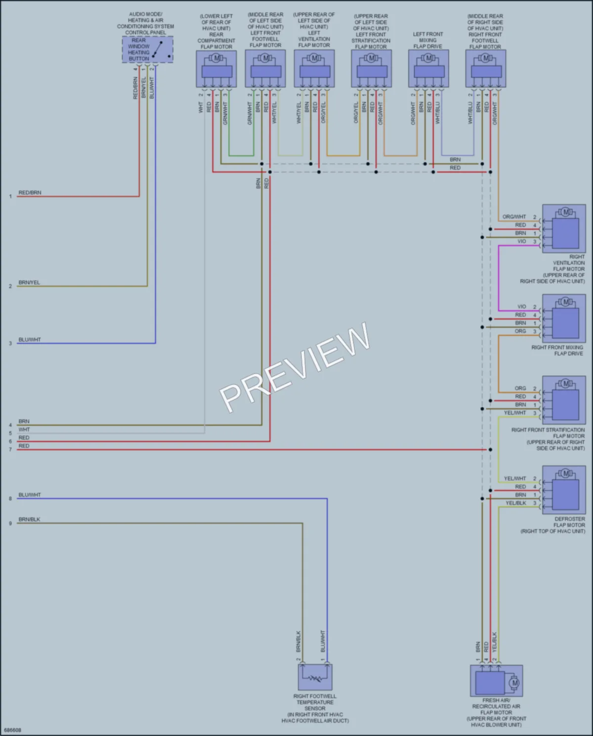 2019 BMW 640iGranTurismo Air Conditioning wiring diagram preview
