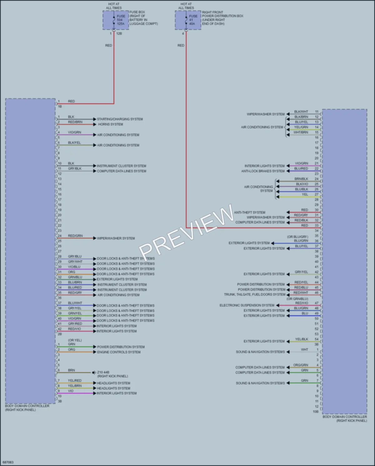 2019 BMW 640iGranTurismo Body Control Modules wiring diagram preview