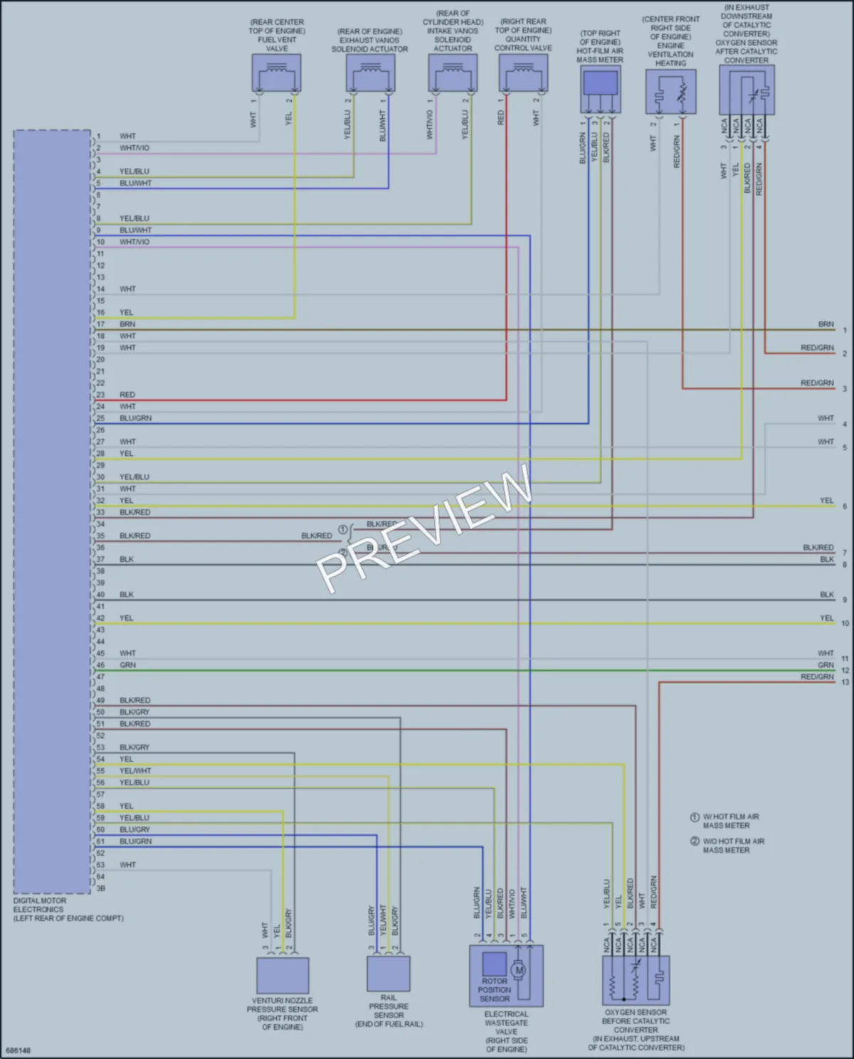 2019 BMW 640iGranTurismo Engine Performance wiring diagram preview