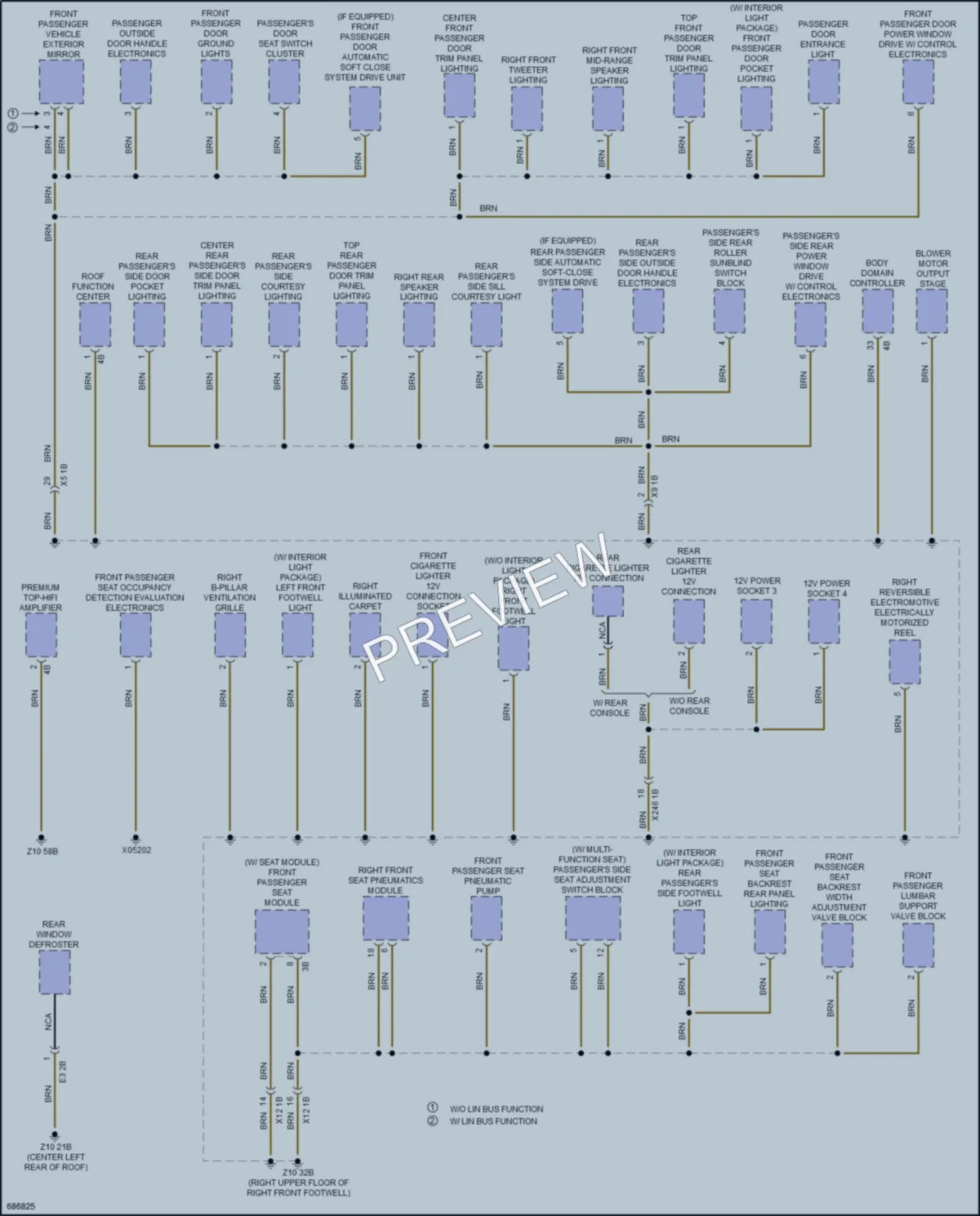 2019 BMW 640iGranTurismo Ground Distribution wiring diagram preview
