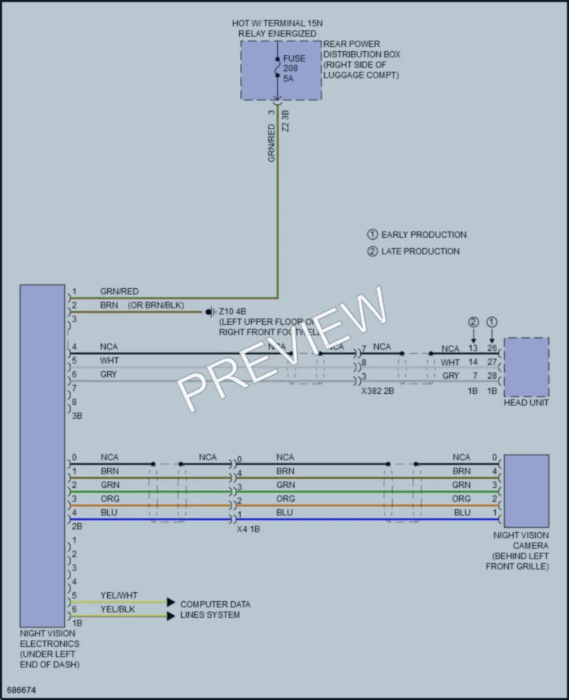 2019 BMW 640iGranTurismo Instrument Cluster wiring diagram preview