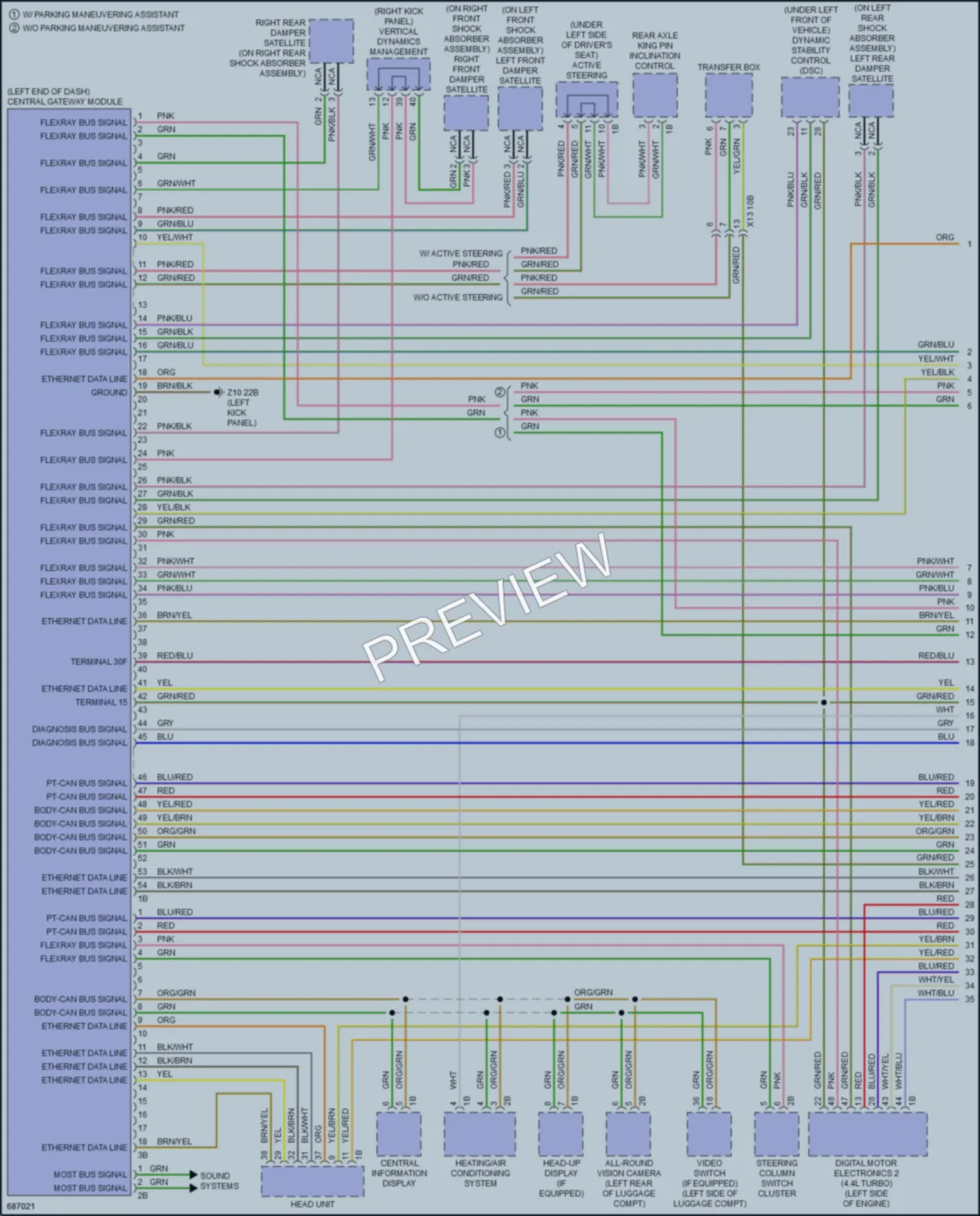 2019 BMW 650iGranCoupe Computer Data Lines wiring diagram preview