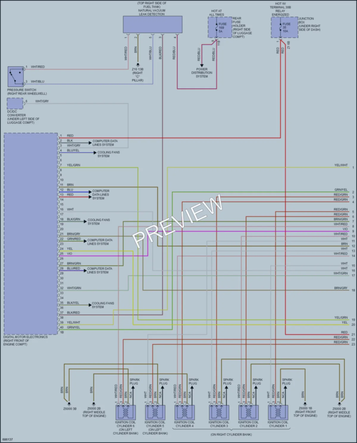 2019 BMW 650iGranCoupe Engine Performance wiring diagram preview