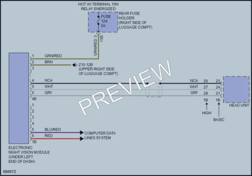 2019 BMW 650iGranCoupe Instrument Cluster wiring diagram preview