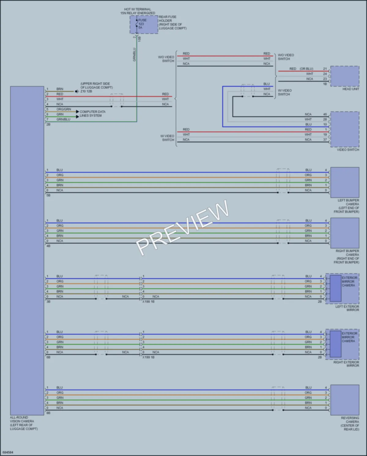 2019 BMW 650iGranCoupe Navigation wiring diagram preview