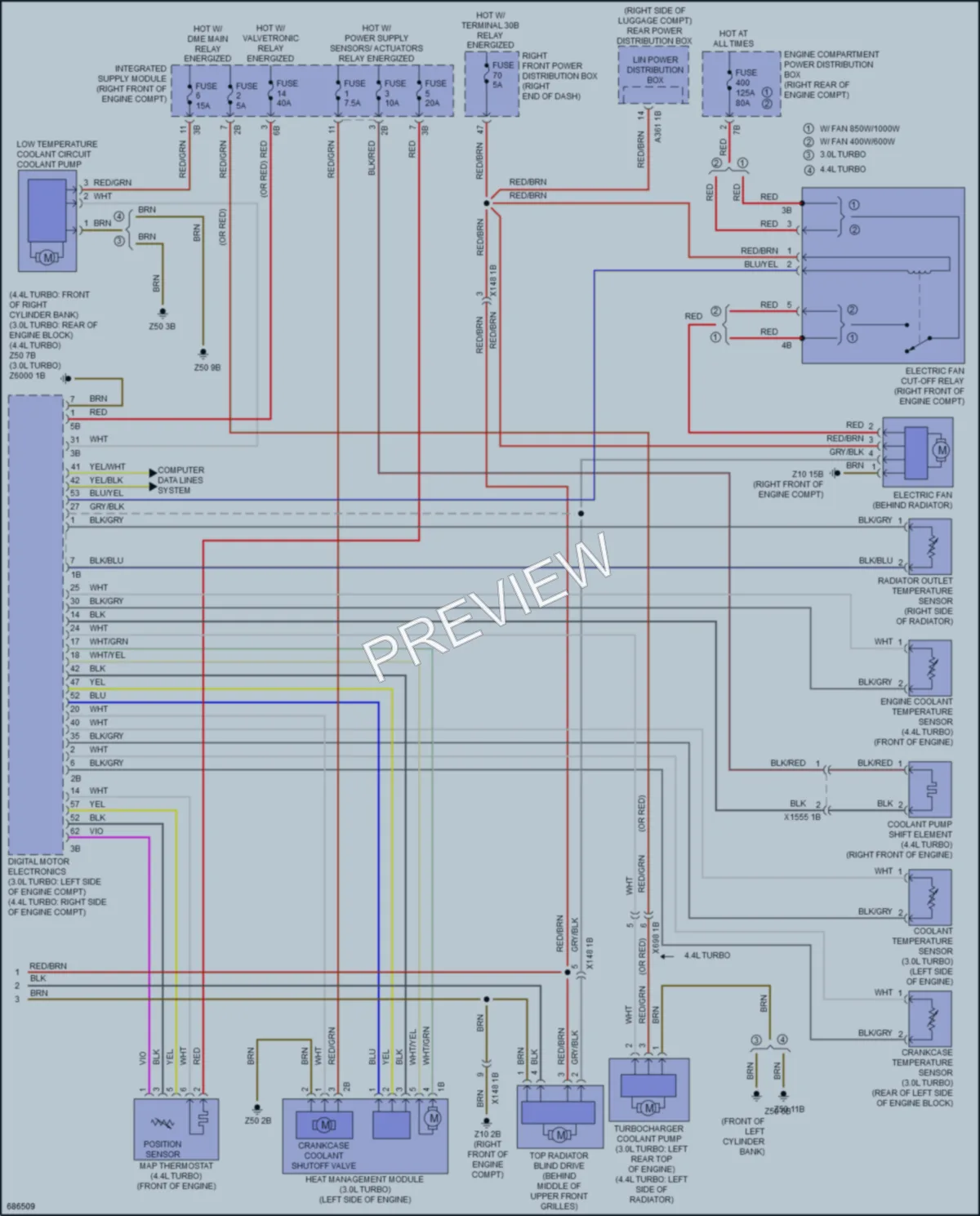 2019 BMW 750Li Air Conditioning wiring diagram preview