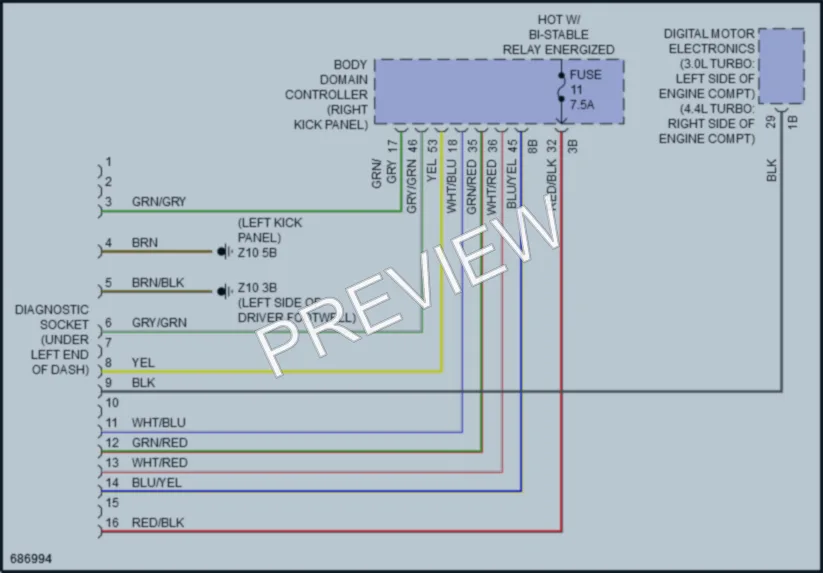 2019 BMW 750Li Computer Data Lines wiring diagram preview