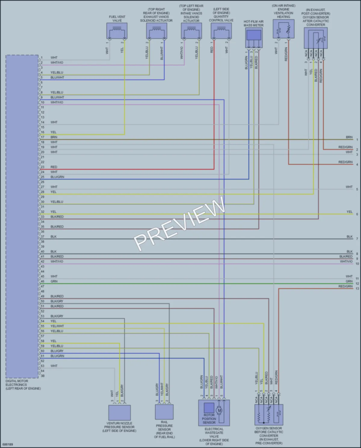 2019 BMW M240i Engine Performance wiring diagram preview