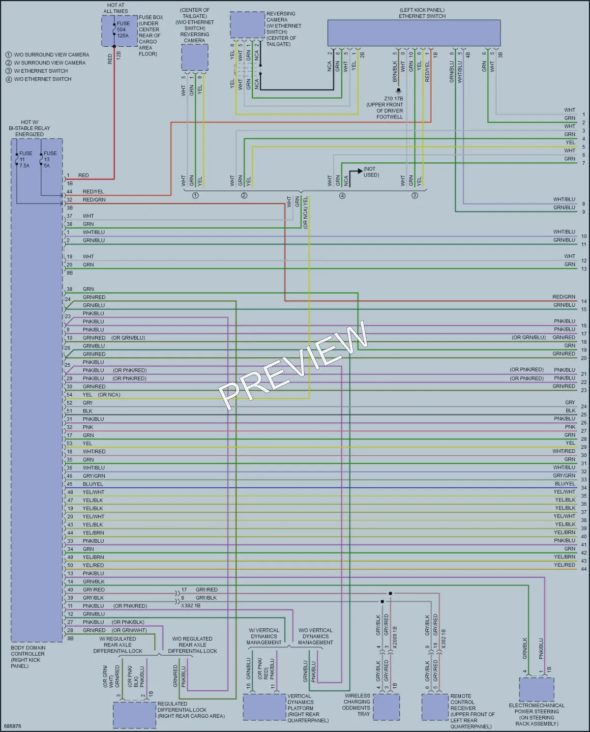 2019 BMW X3 Computer Data Lines wiring diagram preview