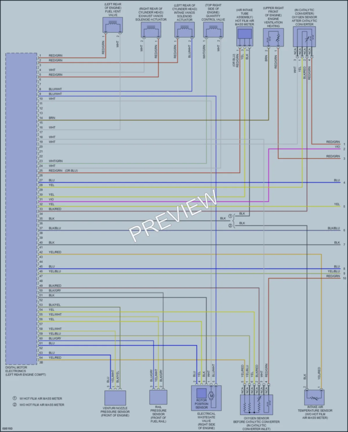 2019 BMW X3 Engine Performance wiring diagram preview