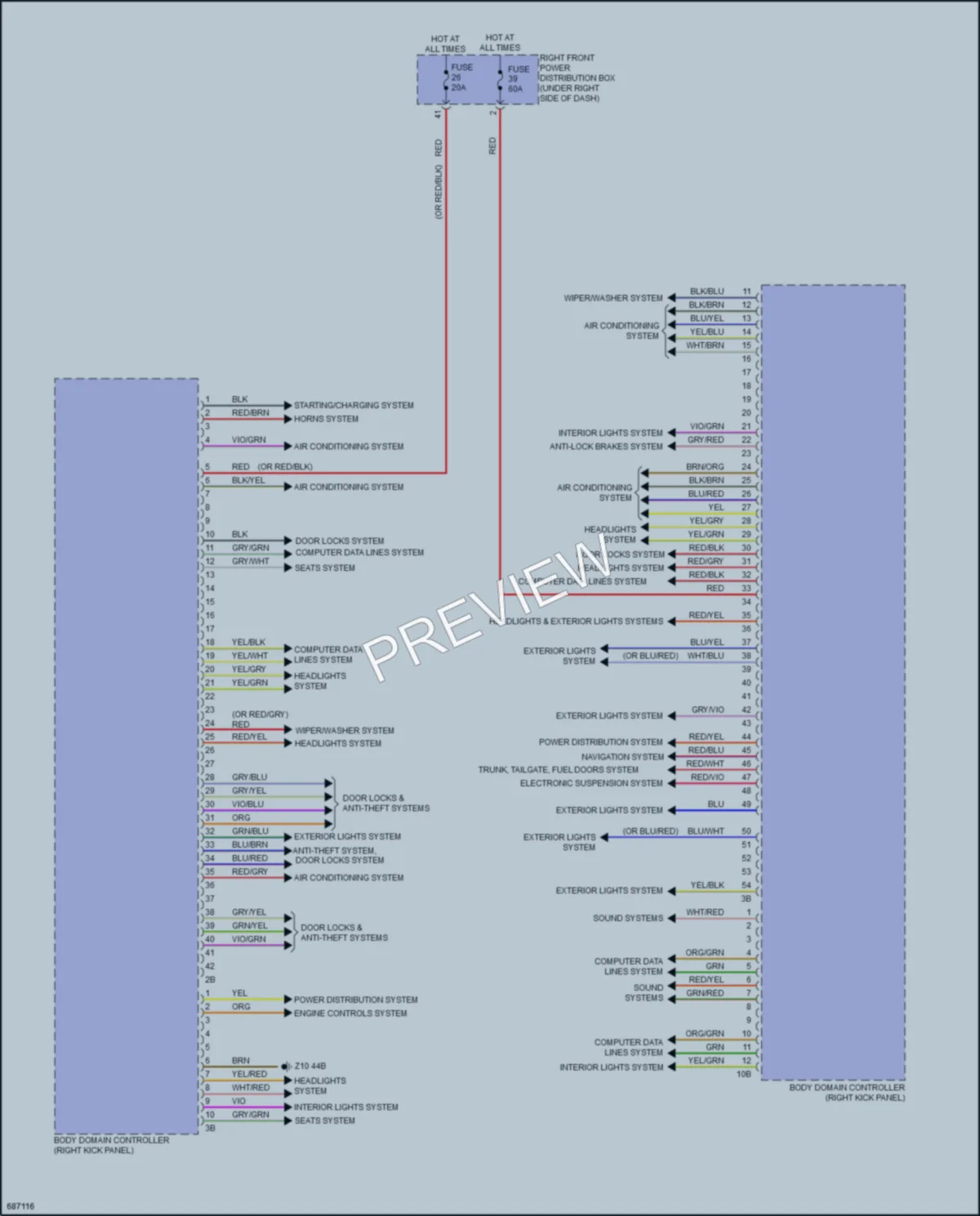 2019 BMW X5 Body Control Modules wiring diagram preview