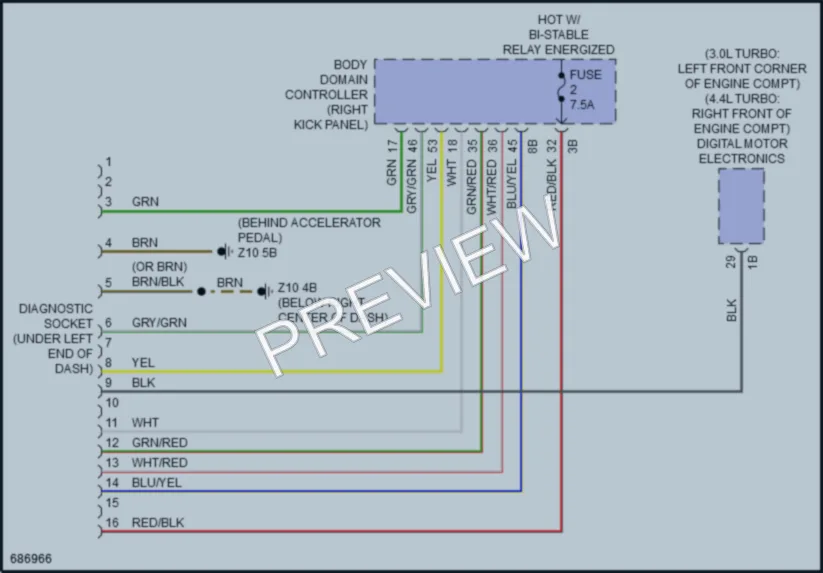2019 BMW X5 Computer Data Lines wiring diagram preview