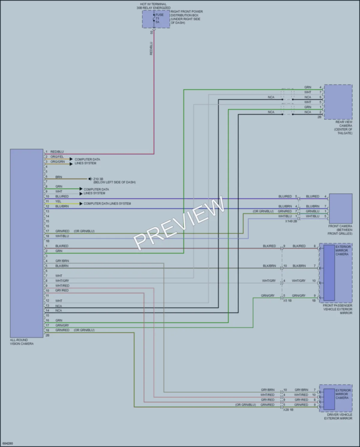 2019 BMW X5 Navigation wiring diagram preview
